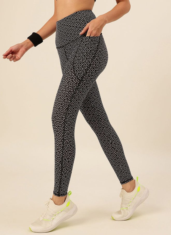 CUKOO Women Printed Rapid-Dry Ankle Length Tights - Image 2